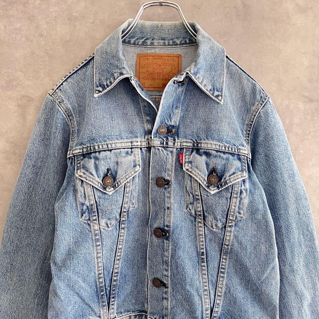 90s 日本製復刻 Levi's リーバイス 71557 3rdデニムジャケット - メルカリ