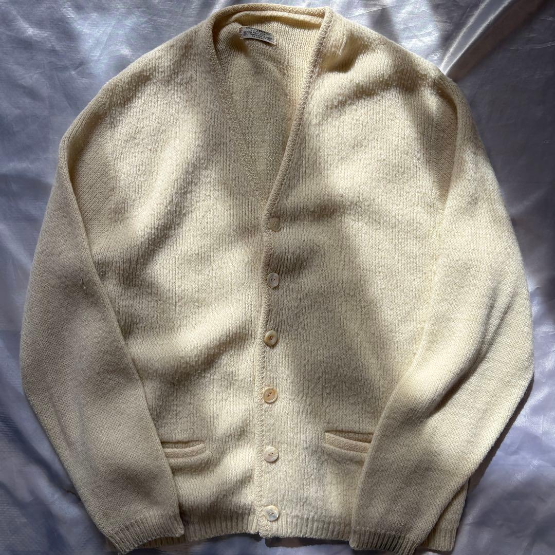 着画】60s モヘアカーディガン モヘア グランジ カートコバーン 60年代