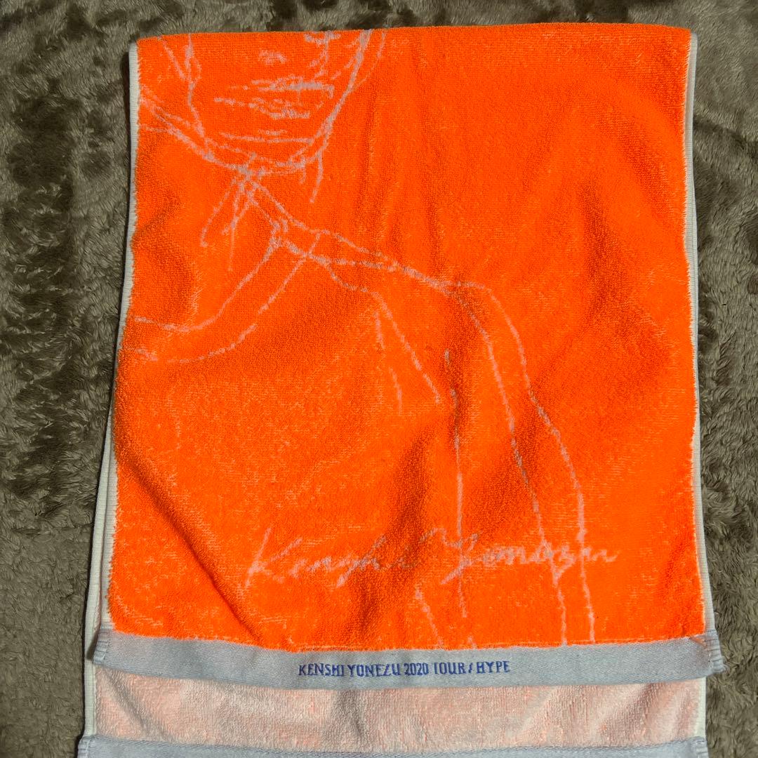 米津玄師 ライブグッズ HYPE フェイスタオル 蛍光オレンジ - メルカリ