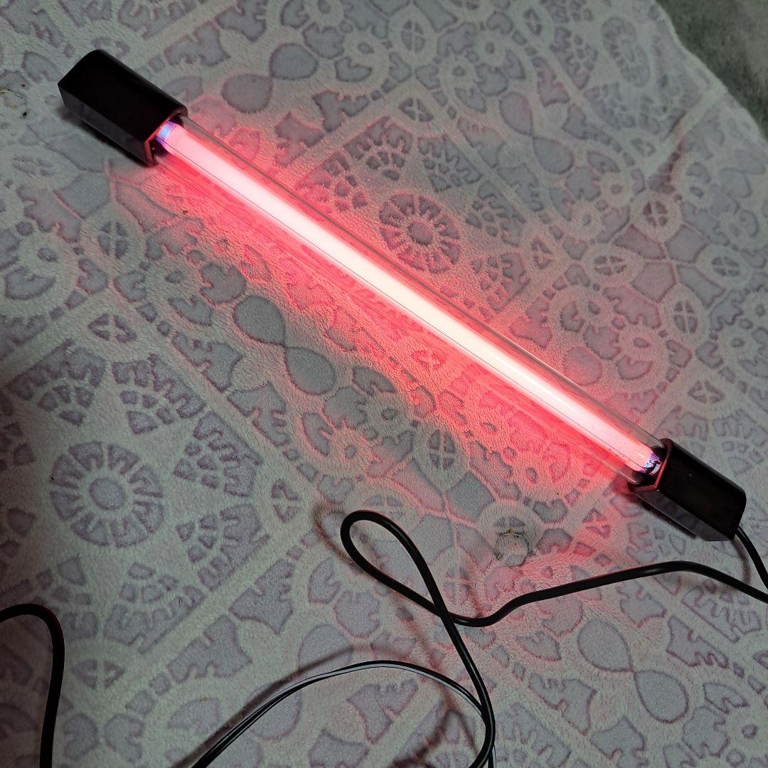 当時物 アブロス ネオン管 全長30センチ程 ピンク - メルカリ