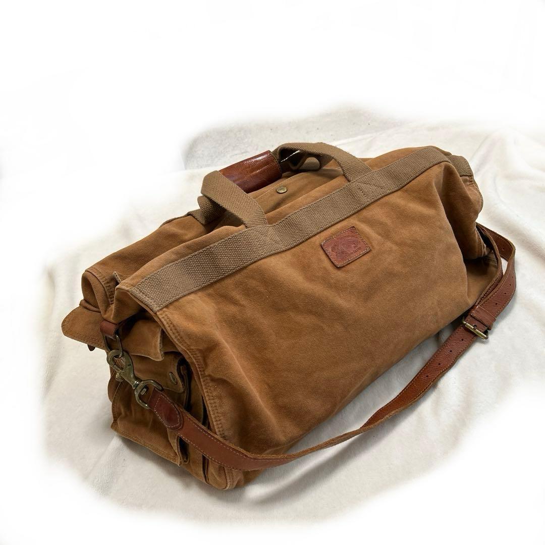 ポロ ラルフローレン ヴィンテージ キャンバス ボストンバッグ レザー