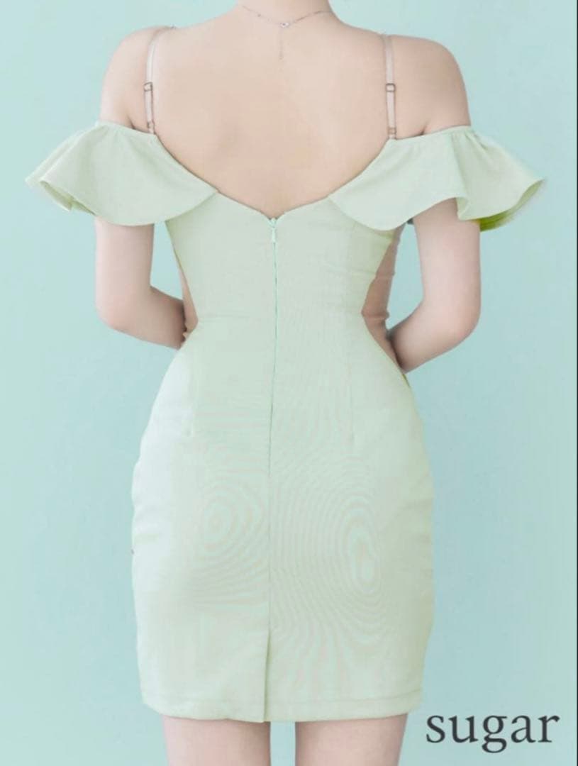 美品 ANGEL R エンジェルアール ナイトドレス ビジュ ミントグリーン