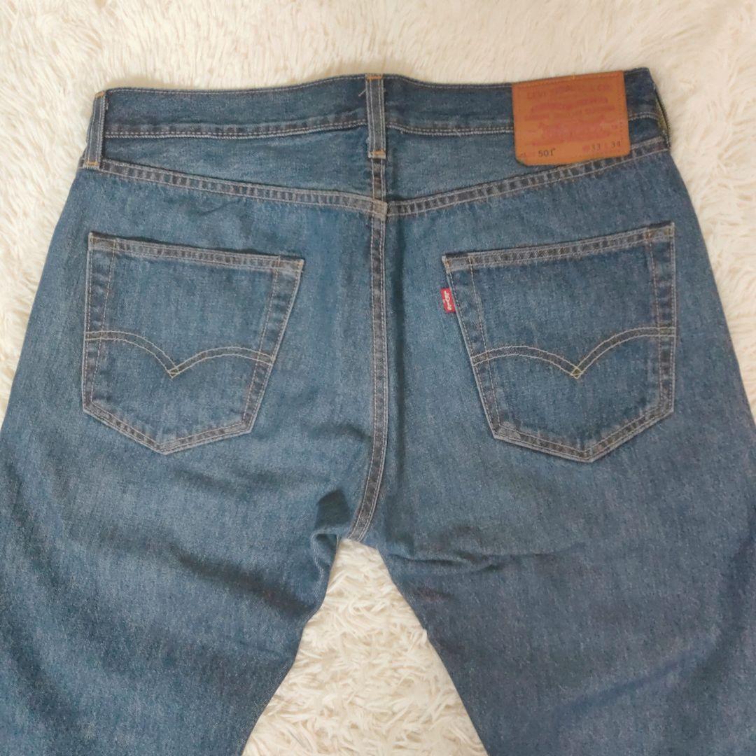 米国製リーバイスプレミアム501ビッグE赤耳セルビッヂジーンズ - メルカリ