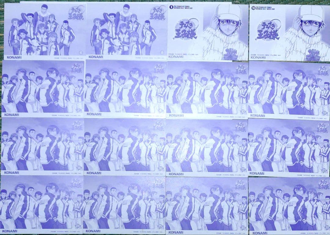 テニプリ ブロマイド 青学 16枚セット 手塚不二大石菊丸桃城海堂 初期 当時