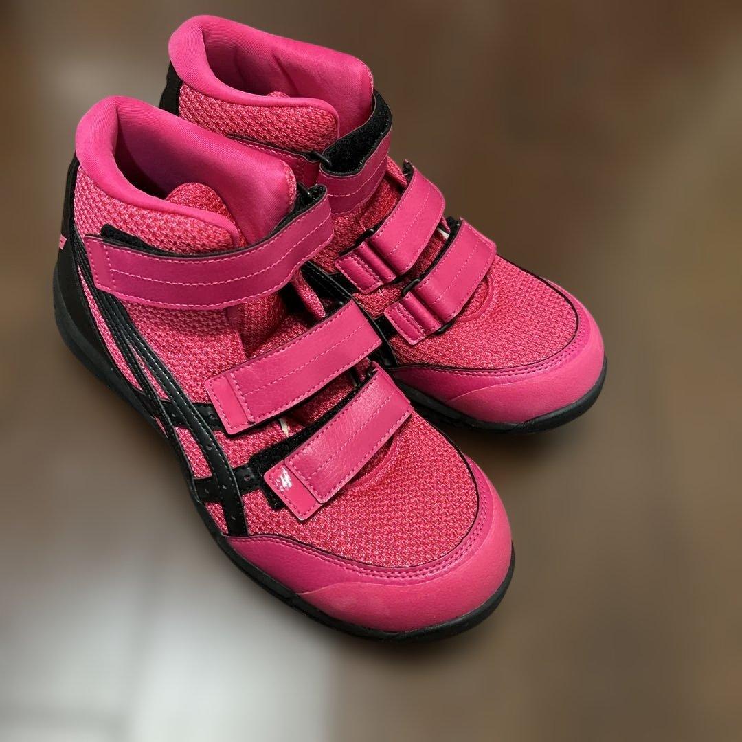 asics アシックス安全靴ウインジョブベルクロ 美品 26cm 廃盤レア