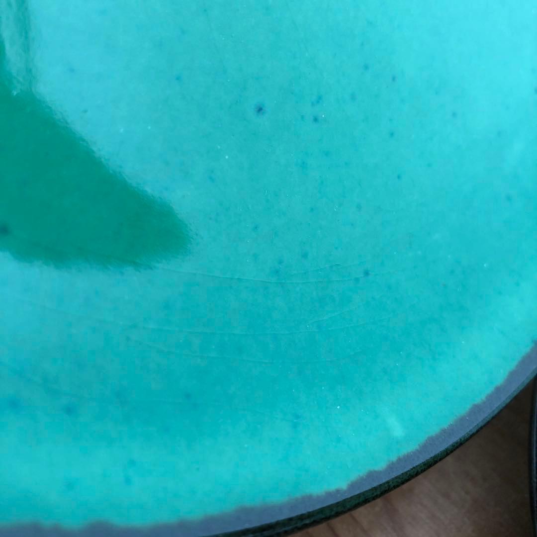 varages FRANCEヴァラージュ プレート2枚 緑 フランスヴィンテージ