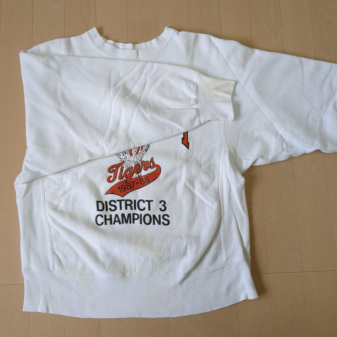 た*つ様 【80s トリコタグ】希少ホワイト×両面6段ラバープリント