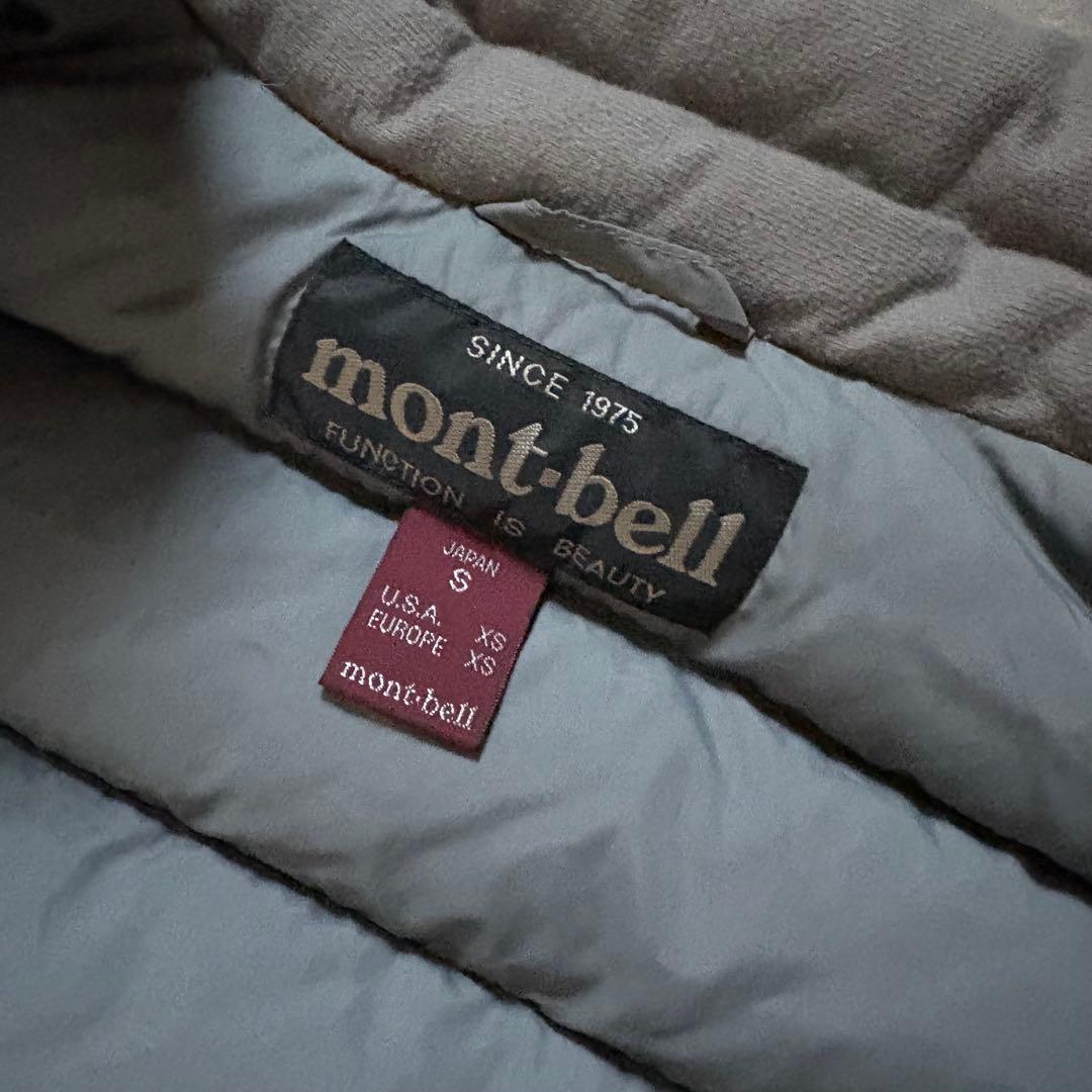 希少カラー❗️】今期トレンド！mont-bell ダウンベスト スカイブルー