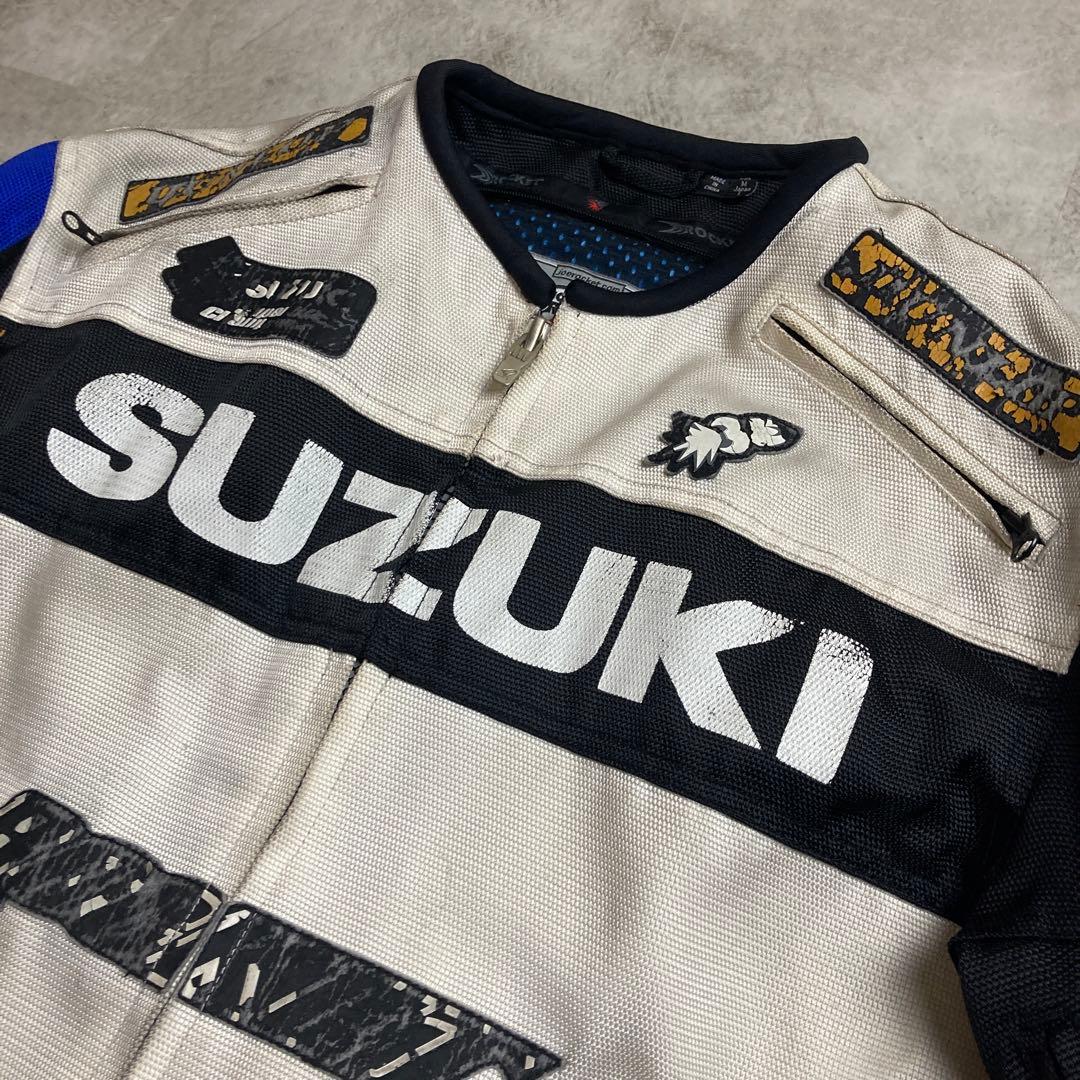 ☆ SUZUKI スズキ ライダースジャケット Lサイズ - メルカリ