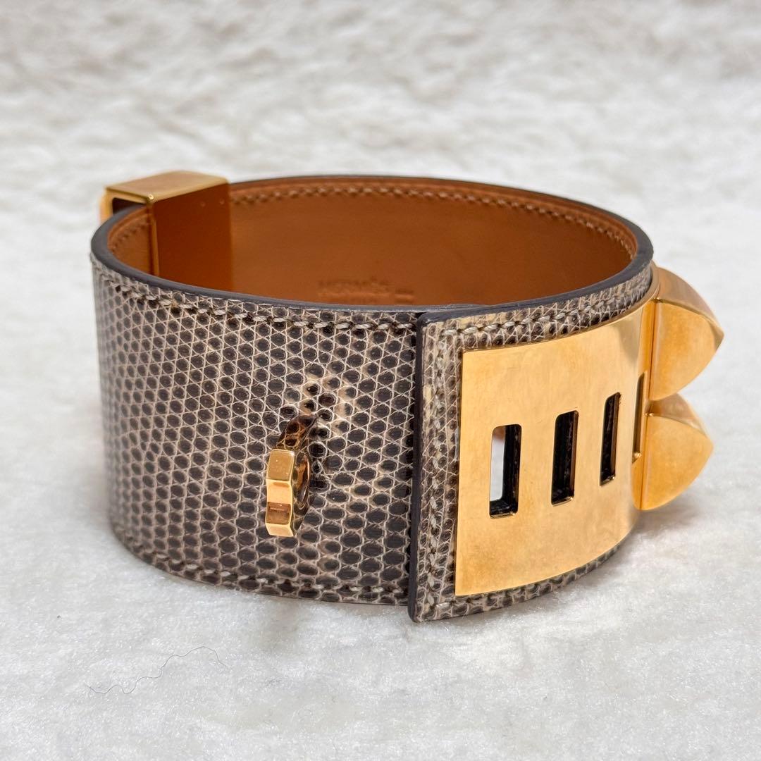 ラビ✨様専用エルメス コリエドシアン ブレスレット バングル リザード