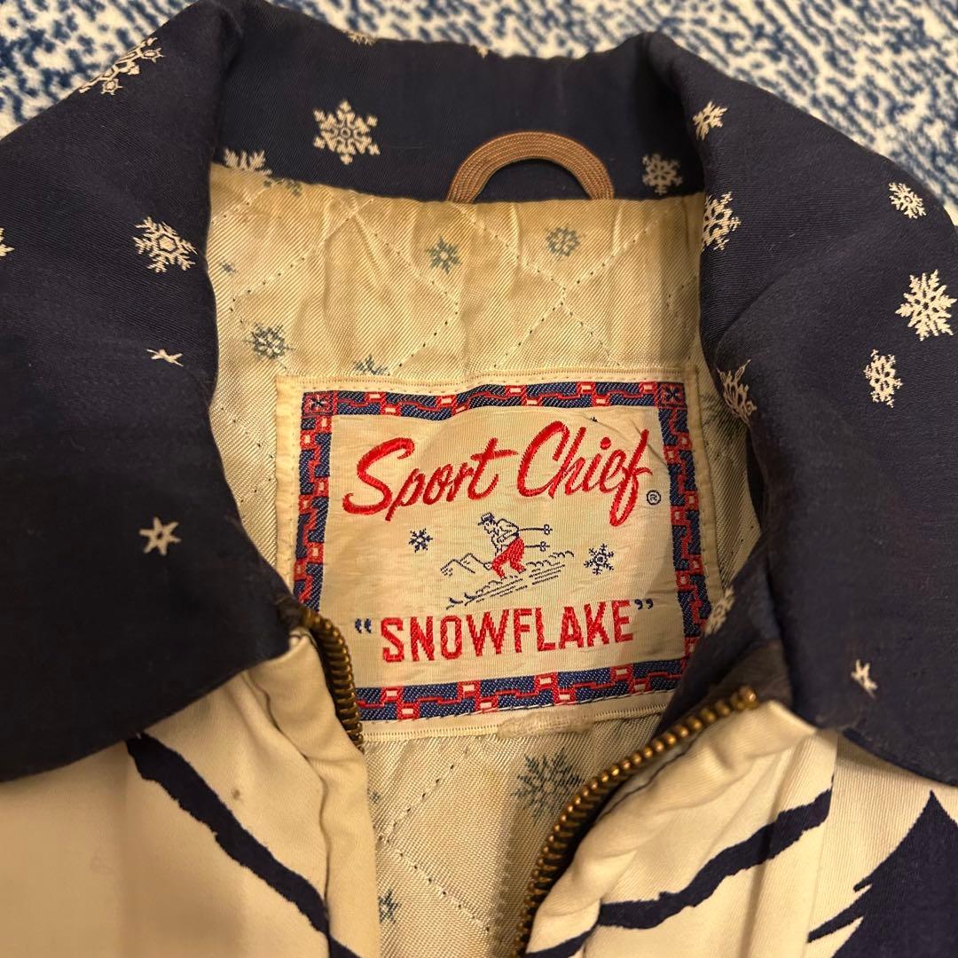 50S スキー柄 ギャバジャン 雪柄 - メルカリ