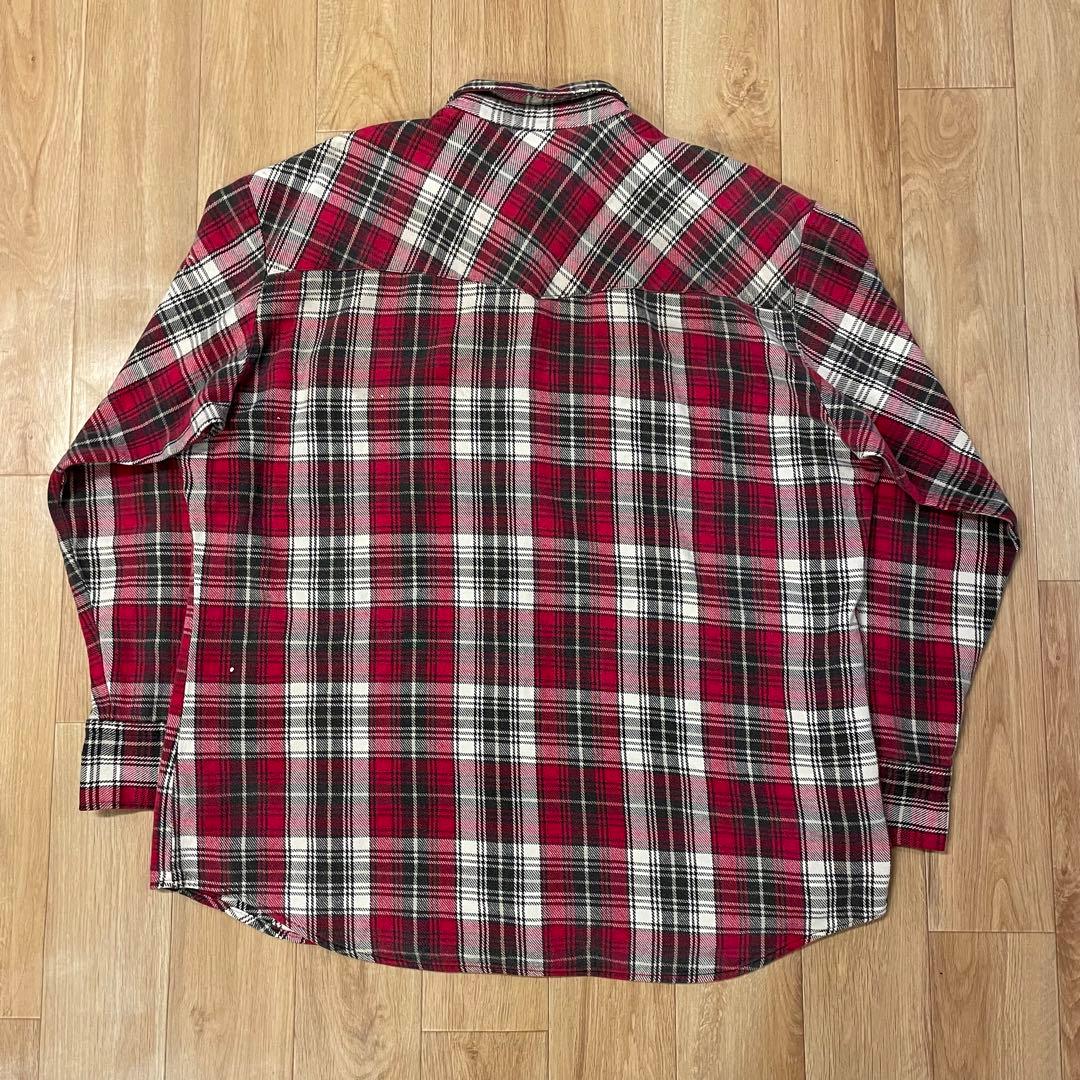 90s BIG MAC ビッグマック ウエスタン ヘビー ネルシャツ XL - メルカリ