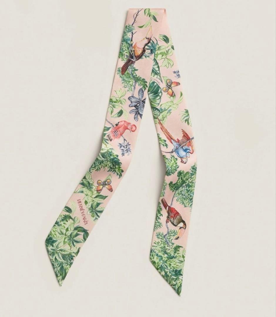 新品・2026SS エルメス ツイリー 赤道直下 ローズナークル・ピンク