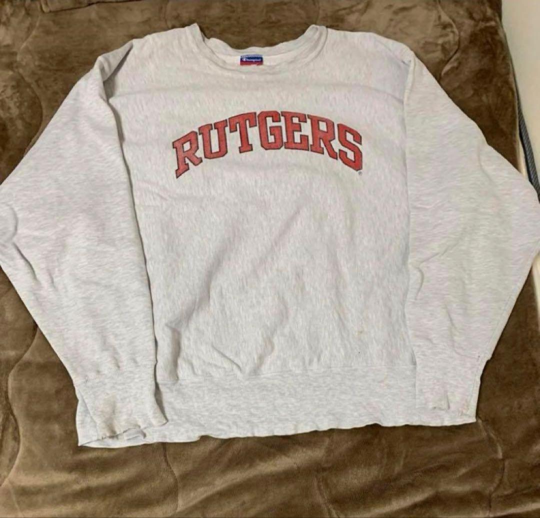 90s チャンピオン リバースウィーブ ラトガーズ大学 カレッジロゴ