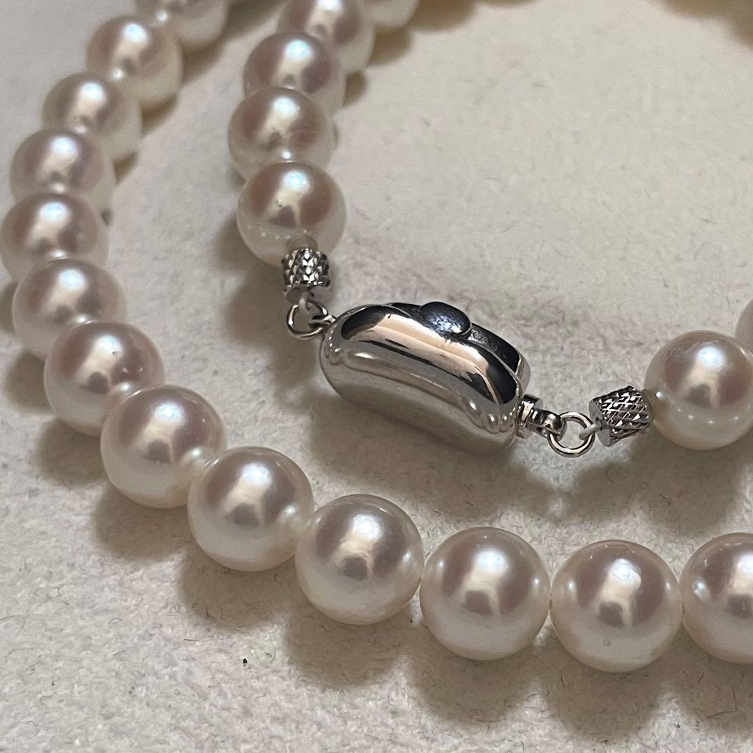 極美品✨超大珠】 あこや真珠 8.0-8.5 ネックレス テリ良 アコヤパール