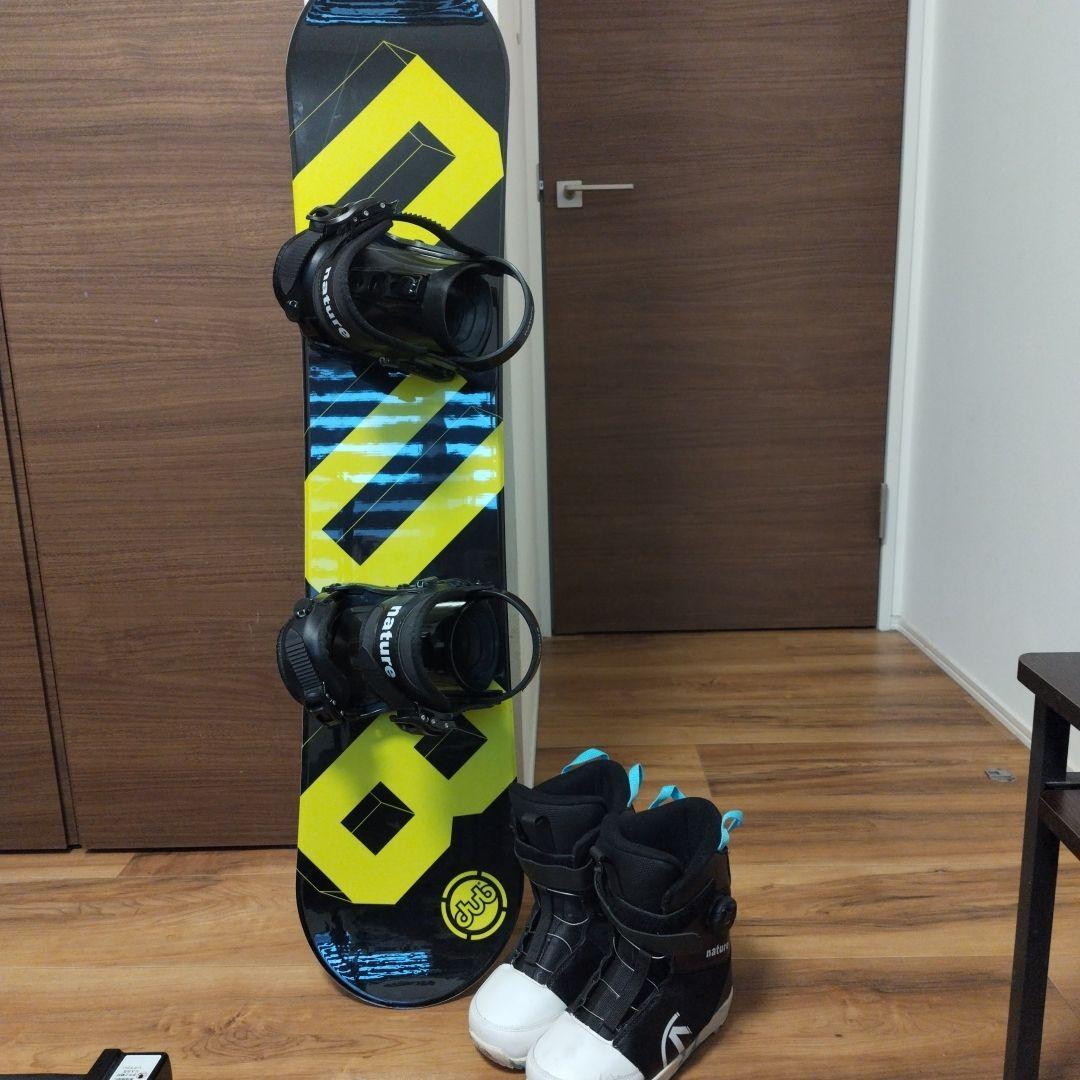 dub ダブ スノーボード ジュニア 110 22.0cm スノボ3点セット
