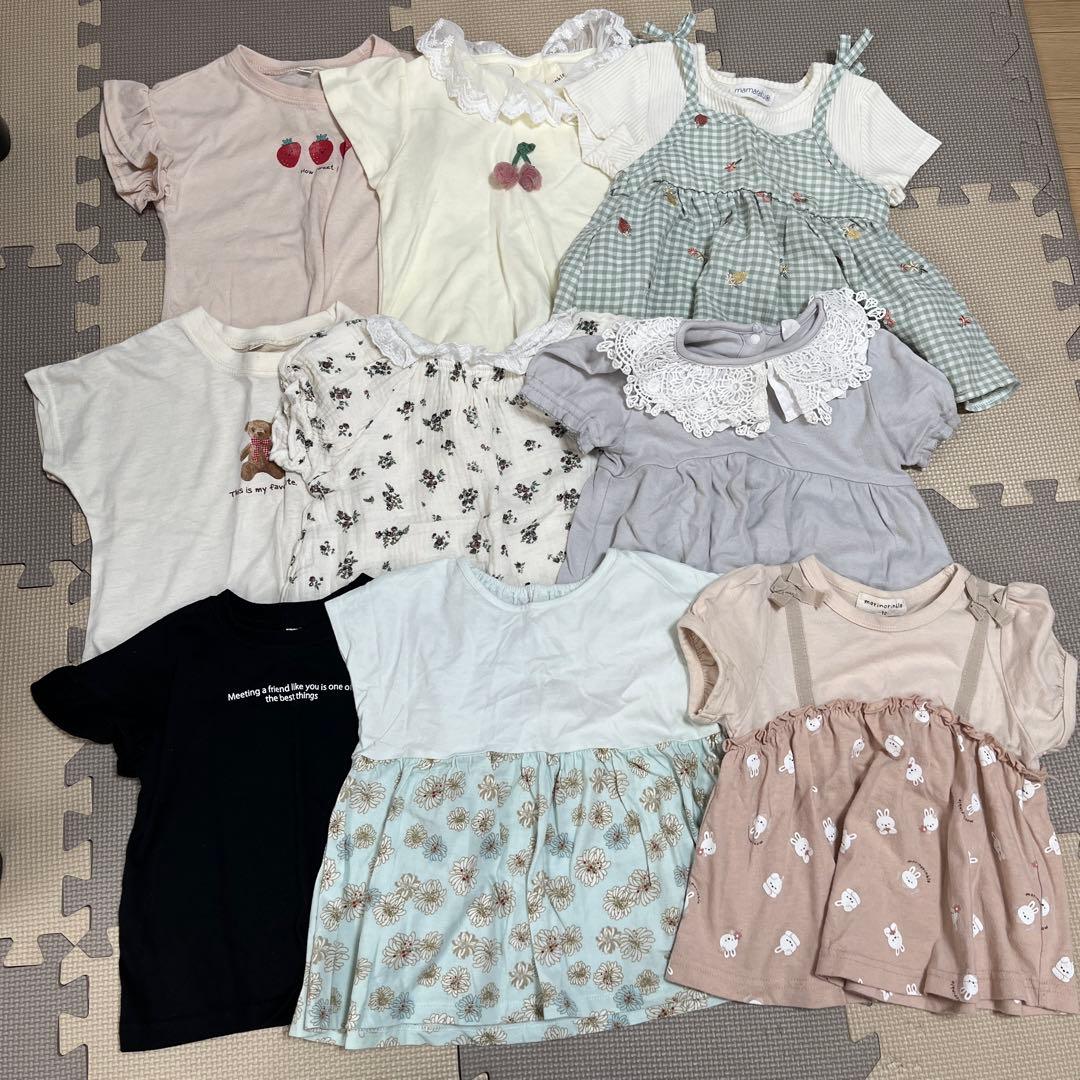 女の子　春夏　まとめ売り　90