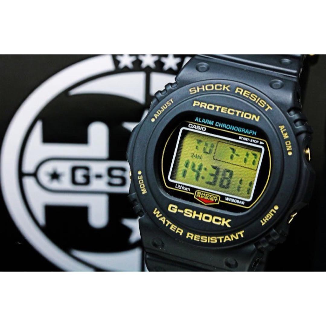 新品 CASIO G-SHOCK 35周年記念 スティング ブラックゴールド - メルカリ