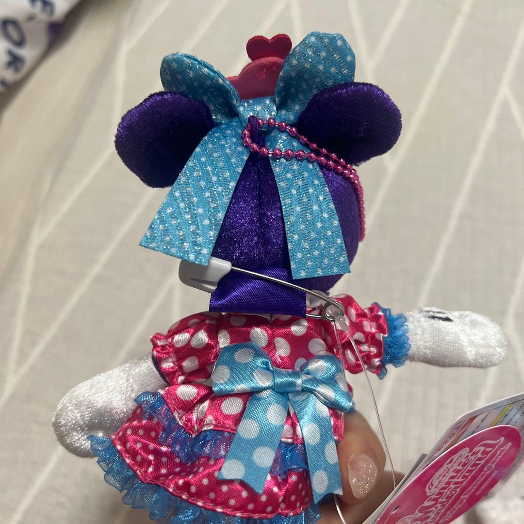 ディズニー パルパルーザ ミニー ミッキー ぬいぐるみバッジ ぬいば