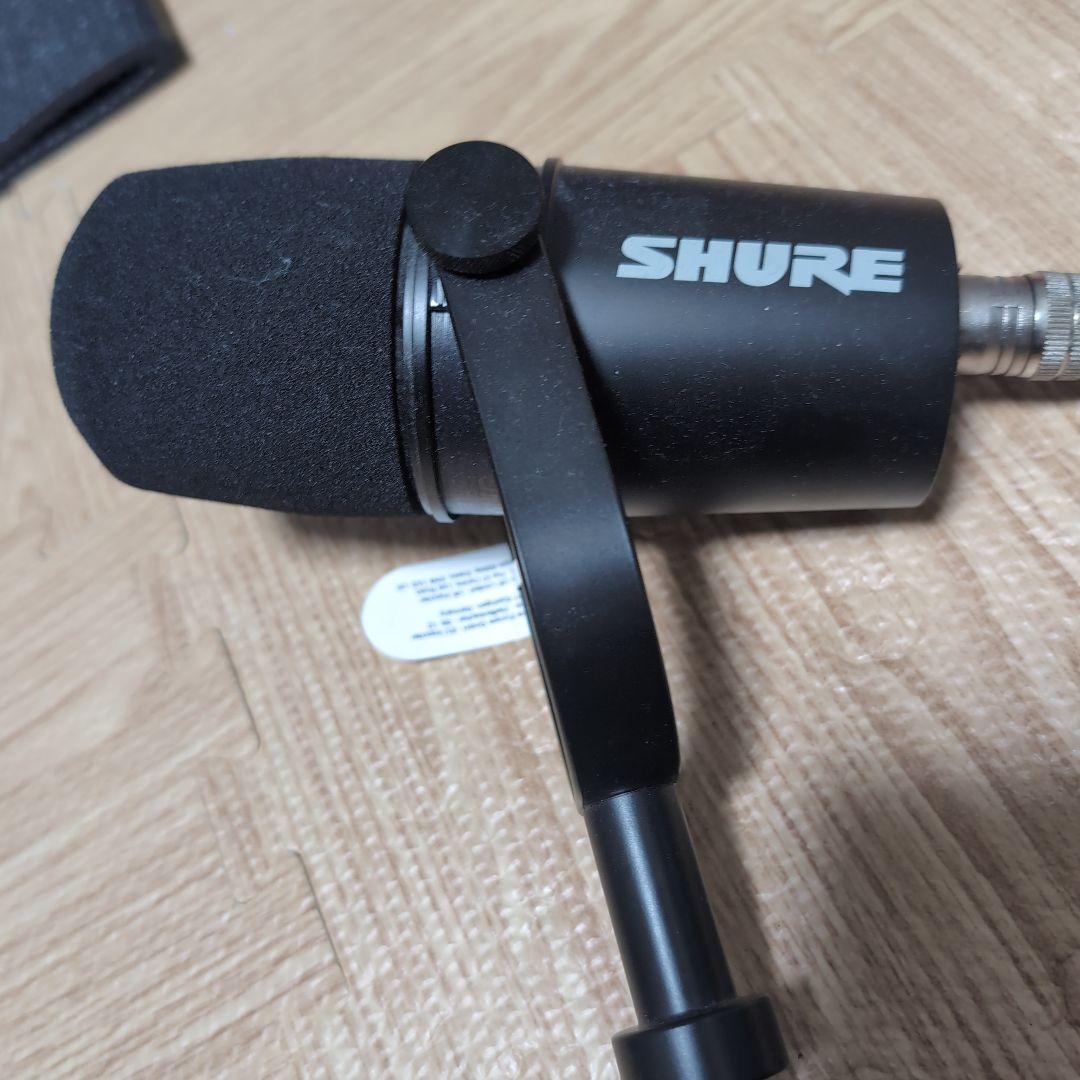 美品】SHURE MV7X ダイナミックマイク + エルゴトロン マイクアーム