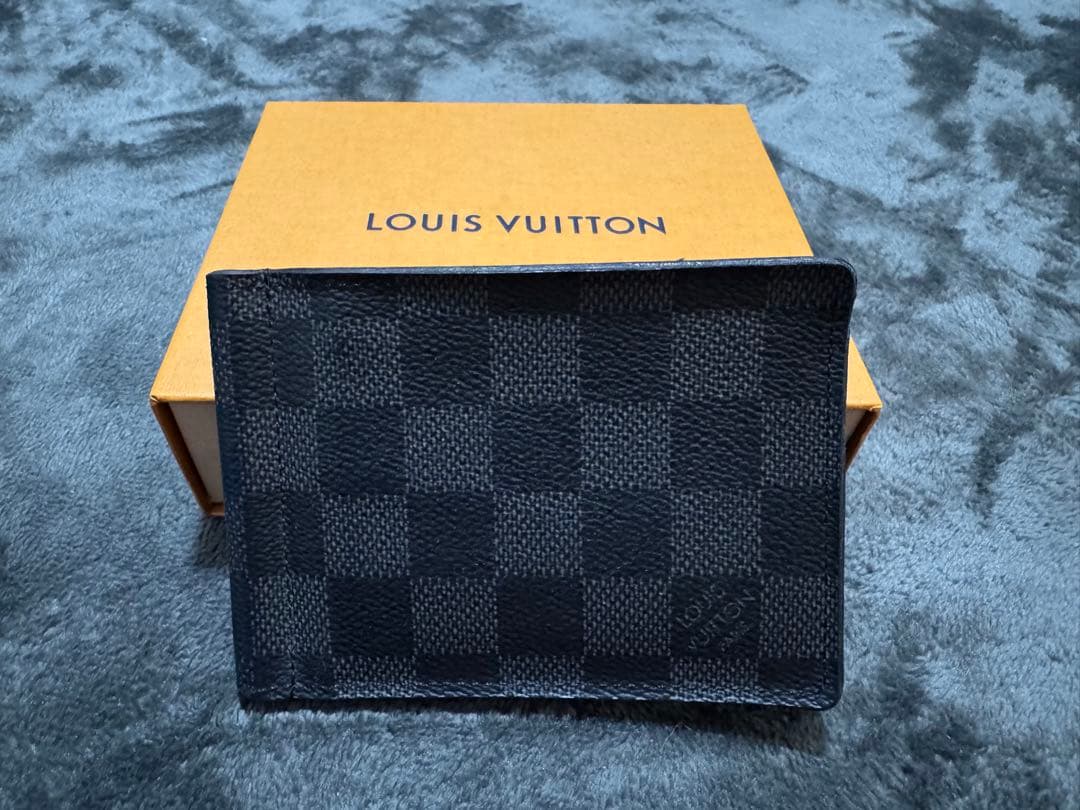 Louis Vuitton ダミエマネークリップ LOUIS VUITTON】【マネークリップ】ルイヴィトン『ダミエ ポルトカルト