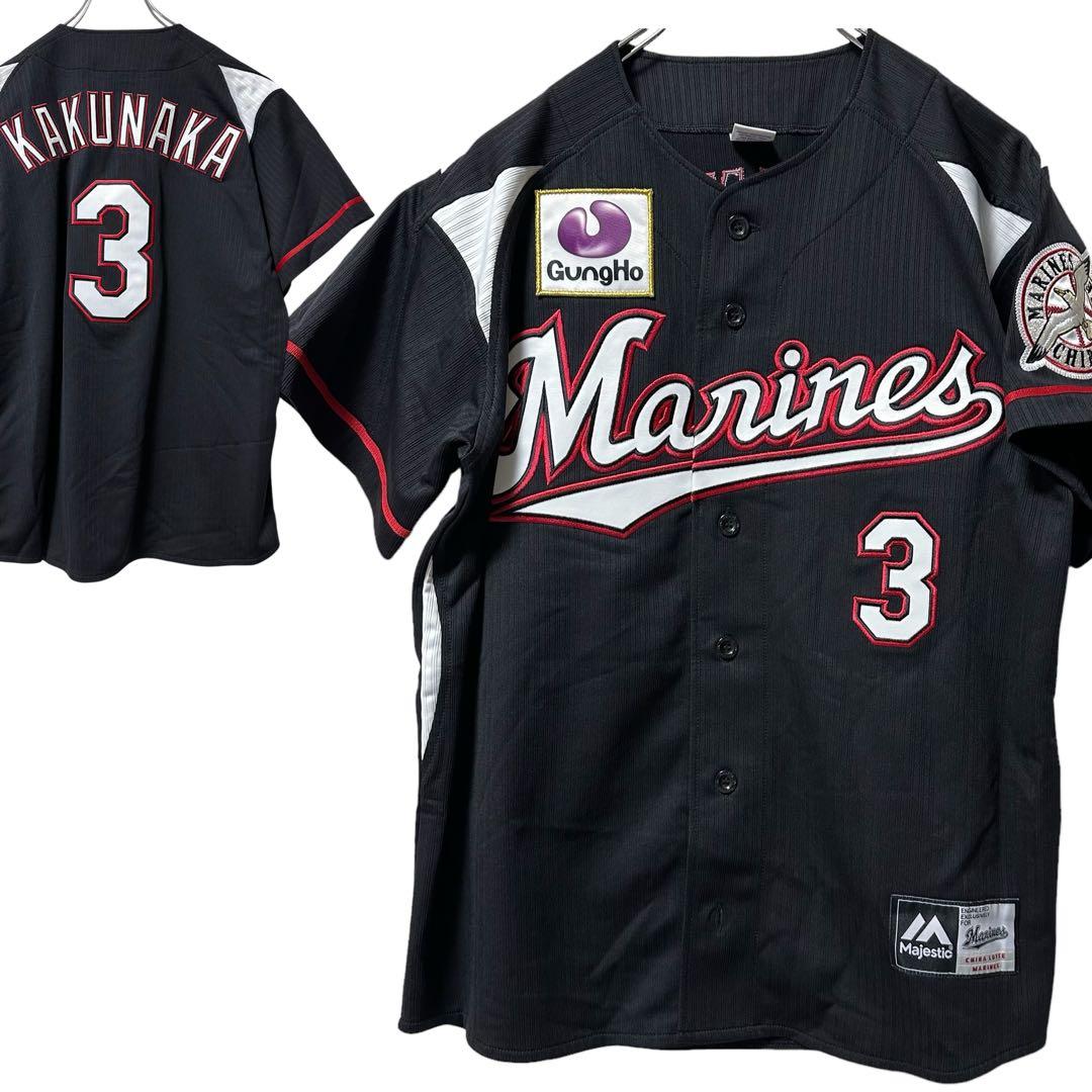 千葉ロッテマリーンズ 角中勝也 3番 レプリカユニフォーム M - メルカリ