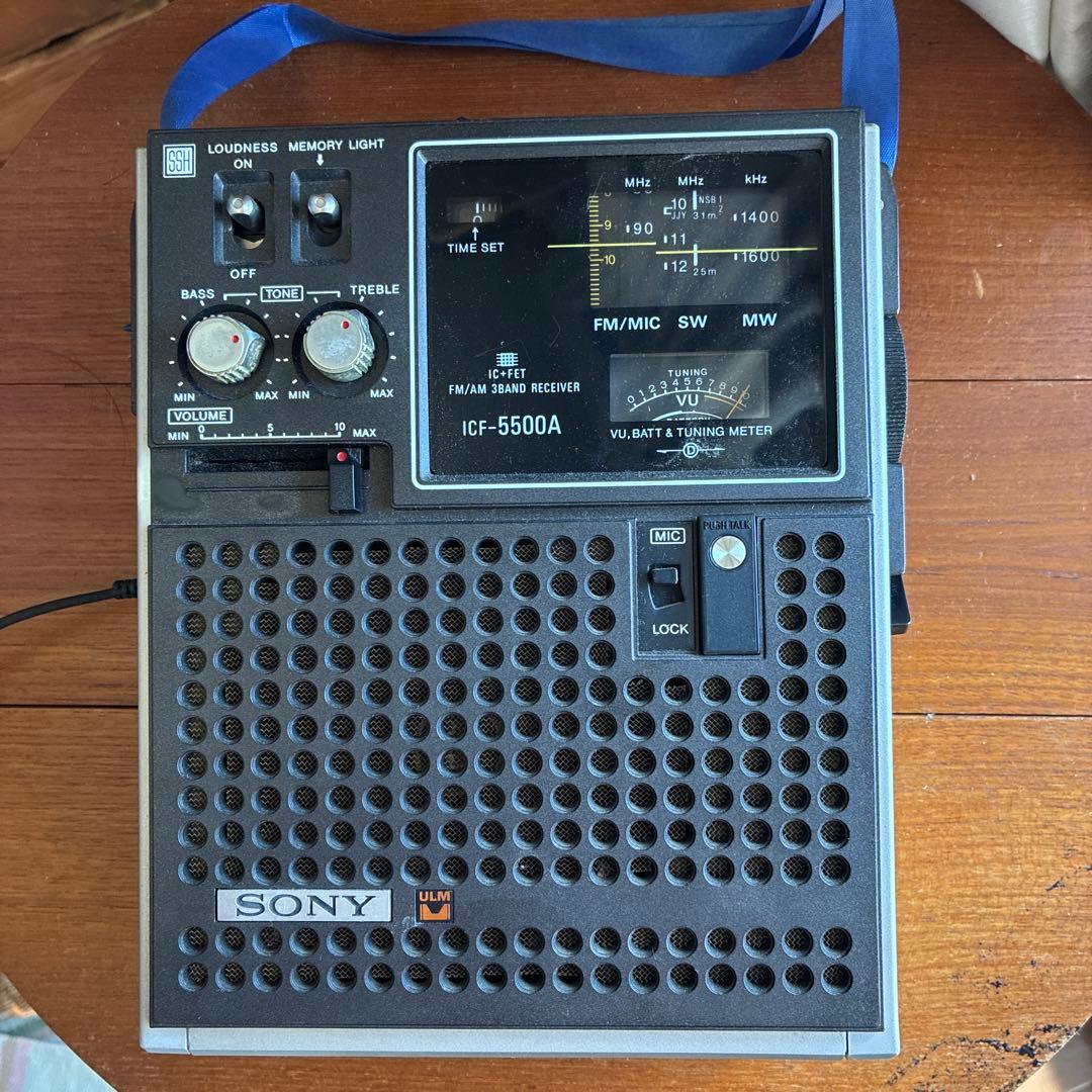SONY ICF-5500A ソニー ラジオ 知ってる？52年前のラジオ名機 ソニー「スカイセンサー」を令和に使っ