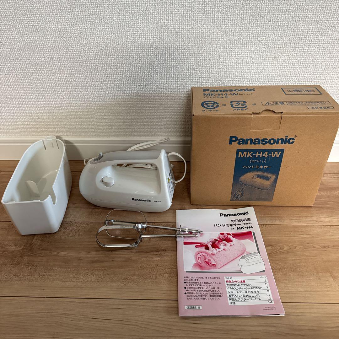Panasonic ハンドミキサー MK-H4 Amazon.co.jp: パナソニック ハンドミキサー 泡立て器 速度3段切り替え