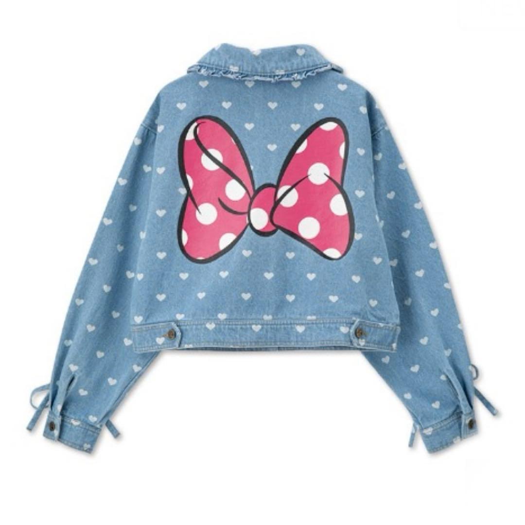 新品 レディース デニムジャケット ミニー アベイル ディズニー L