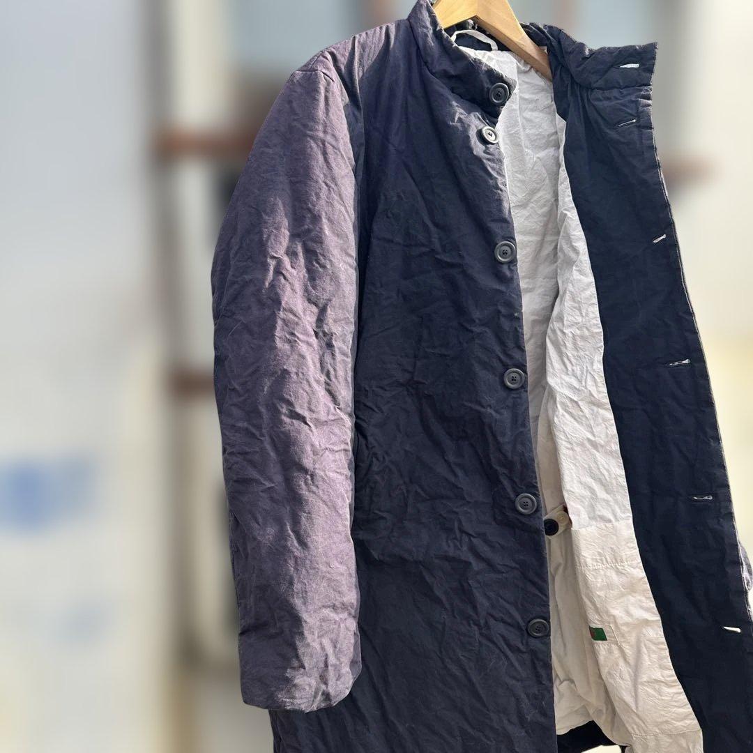 CASEY CASEY スタンドカラーコート サイズS表記 中古品 色褪せヤケ有