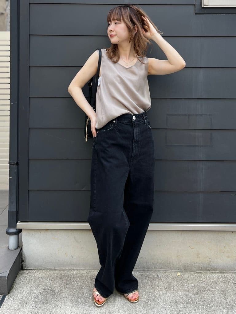 upper hights OLIVIA リラックスワイドストレート 24 upper hights/アッパーハイツ】THE OLIVIA リラックスワイドストレート