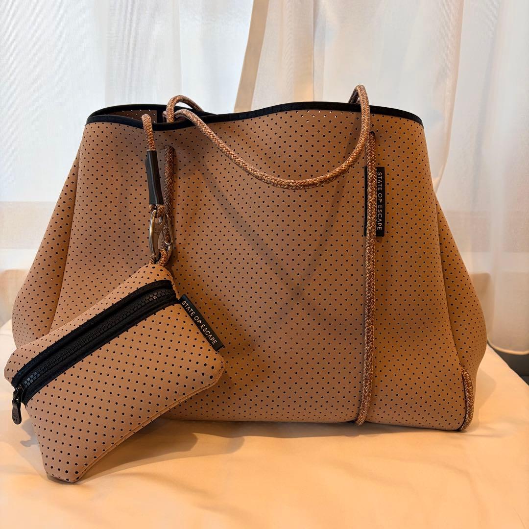 STATE OF ESCAPE ハスク トートバッグ ポーチ付き ロンハーマン - メルカリ