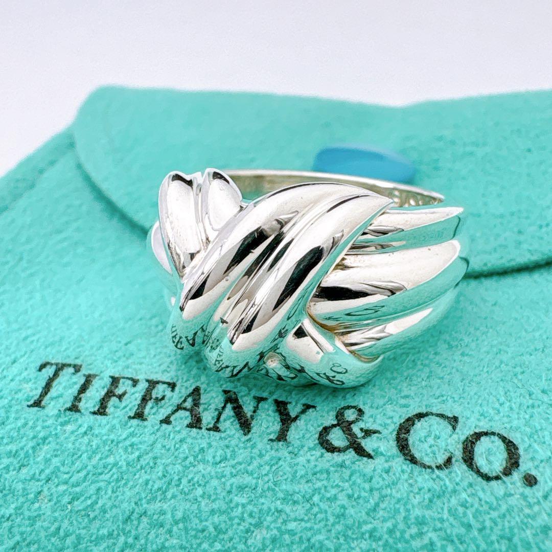 極美品レア オールドティファニー シグネチャー ワイド 11.5号