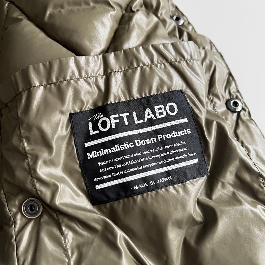 ロフトラボ キルティングダウンベスト オリーブ XS⭐︎タグ付き未使用