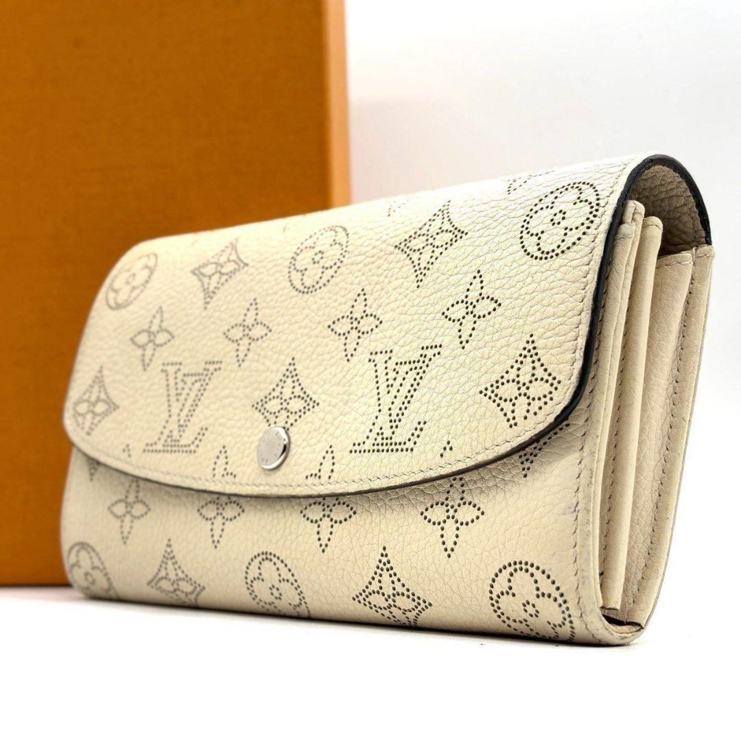 ルイヴィトン 長財布 マヒナ ポルトフォイユ イリス モノグラム オフ