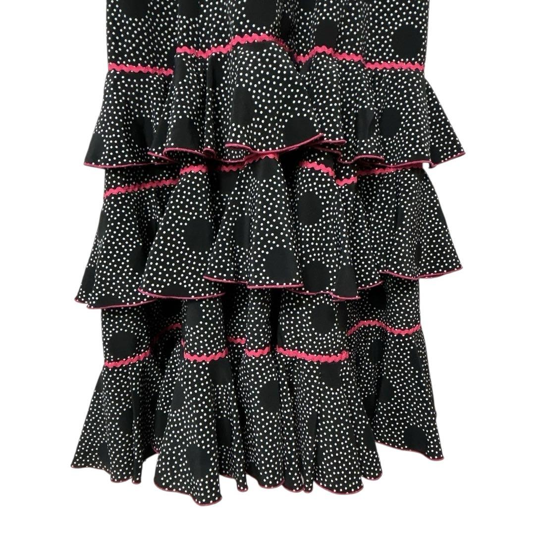 フラメンコ衣装 Lopez de santos スペイン製 ドット フリル