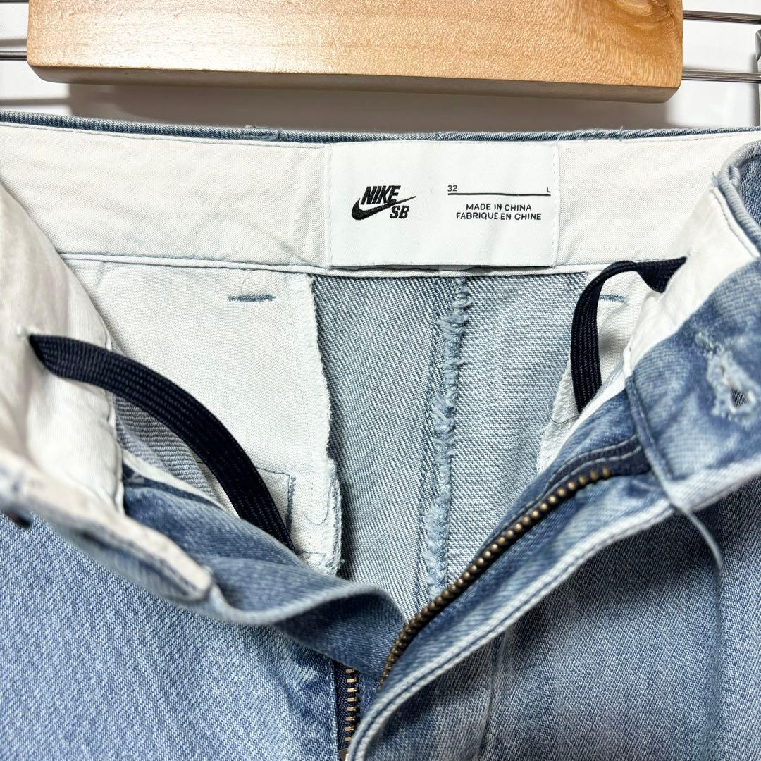 美品 NIKE SB ナイキ エスビー デニムパンツ ブルー 32 コーデュラ