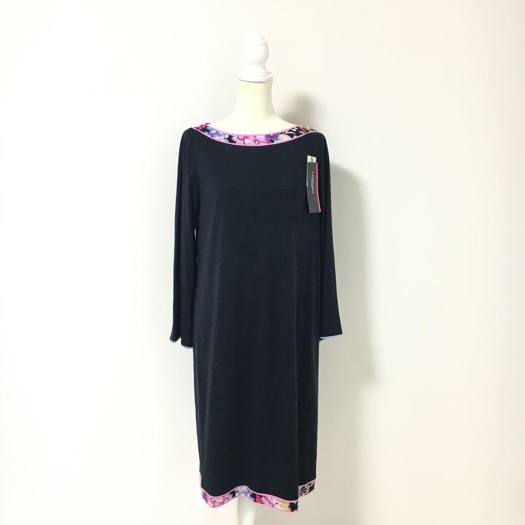 新品未使用 LEONARD レオナール ウール ワンピース 42 タグ付 - メルカリ