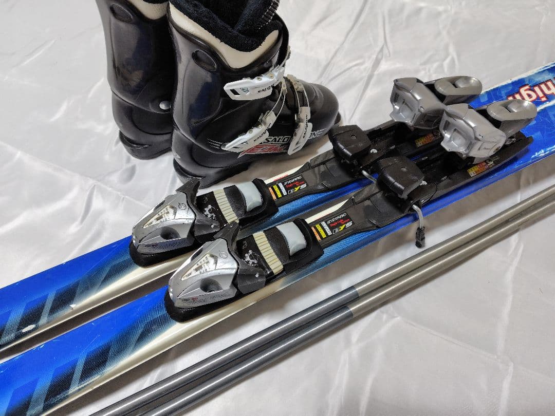 A ■スキーセット■KAZAMA160cm■SALOMON 25〜25.5cm