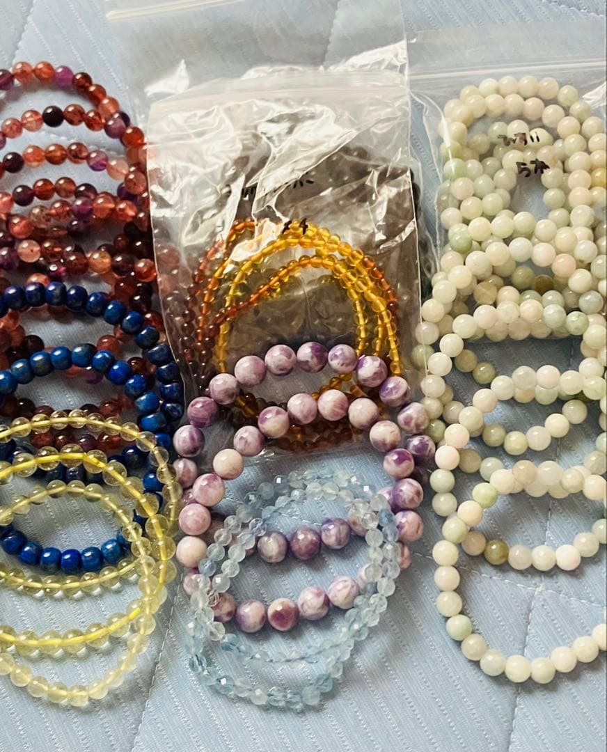 天然石 ブレスレット まとめ売り 35本