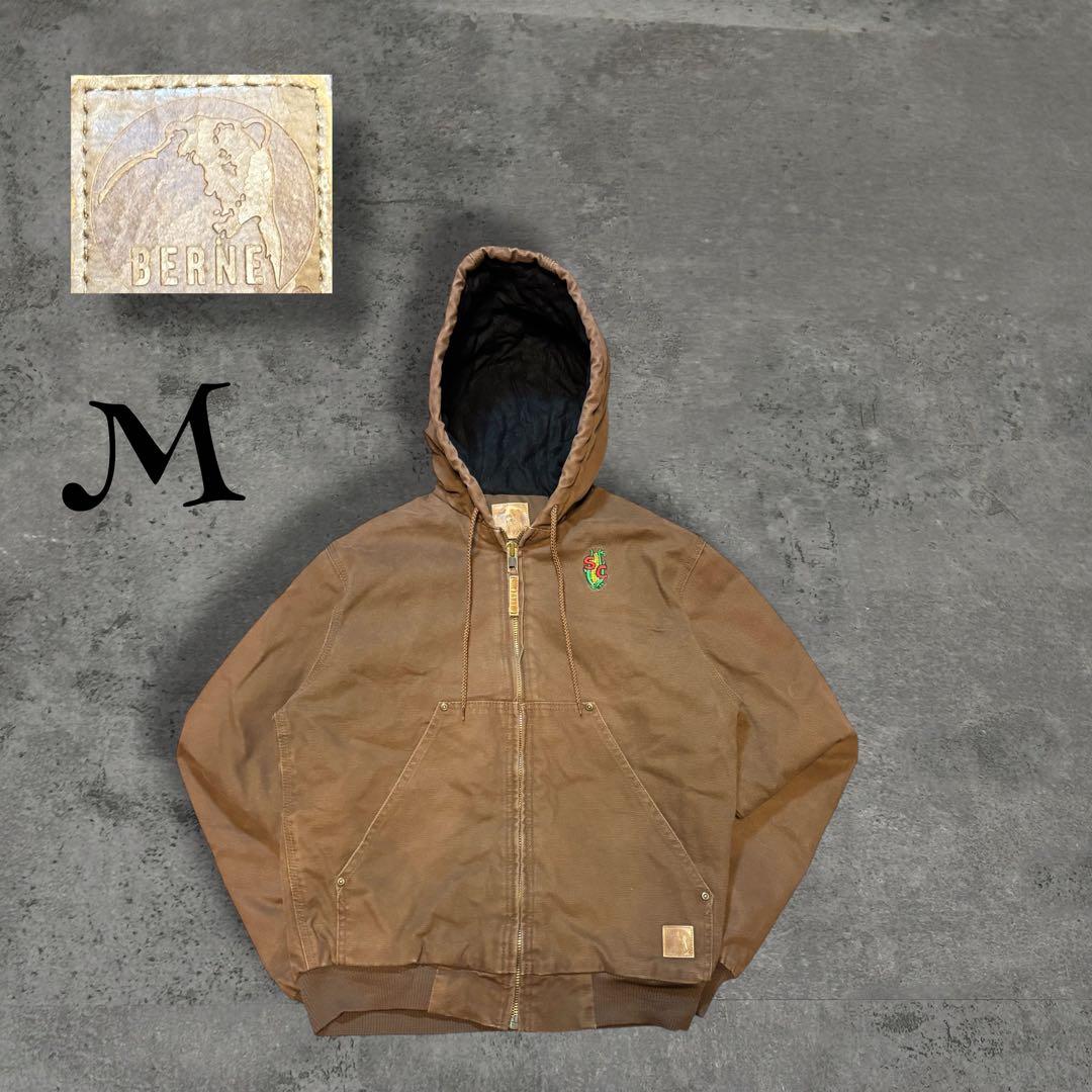 【激レア】 Berne ベルン アクティブジャケット コーンロゴ 刺繍 ダック Berne ベルン ダック地 アクティブジャケット ロゴ刺繍 3XL - メルカリ