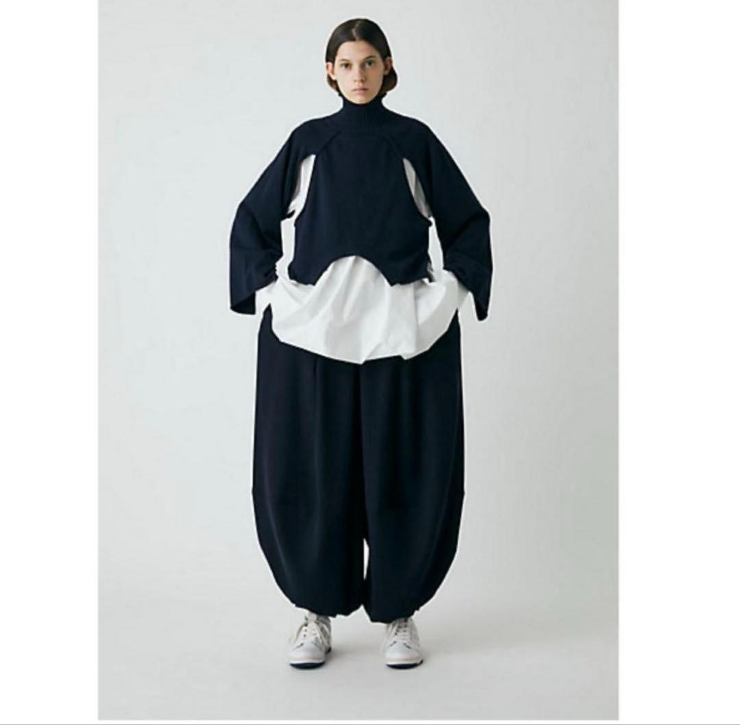 最終】美品 ENFOLDミリオーネクロップドバルーンパンツ 36