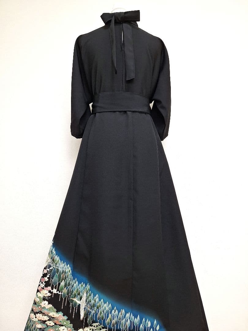 着物リメイクワンピース3724 - メルカリ