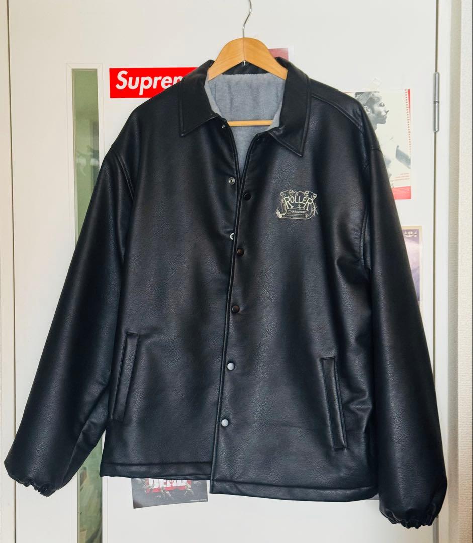 ROLLER FAKE LEATHER COACH JACKET 木村拓哉着用L - メルカリ