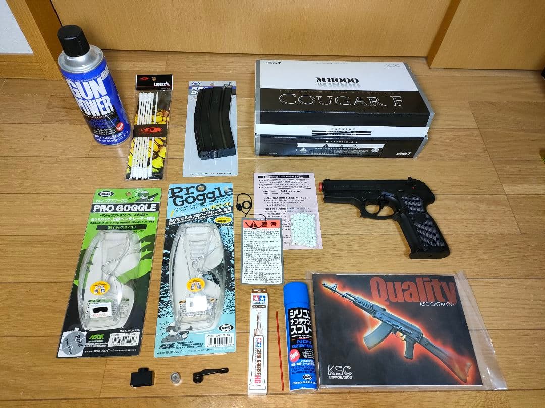 中古 KSC M8000 COUGAR F HW SYSTEM7 おまけ付き KSC】M8000クーガーF HW ブラック SYSTEM7