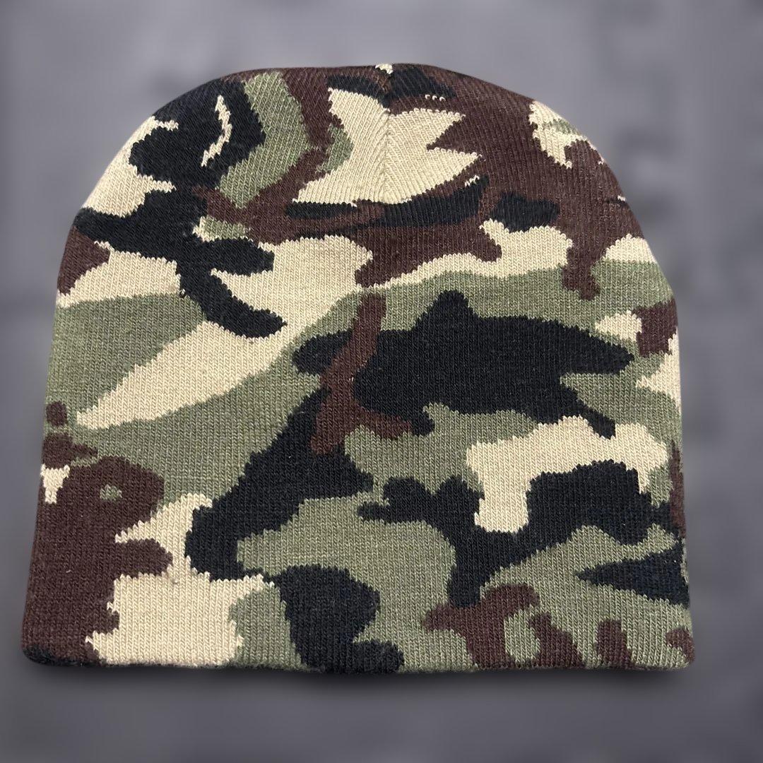 迷彩ビーニー - メルカリ