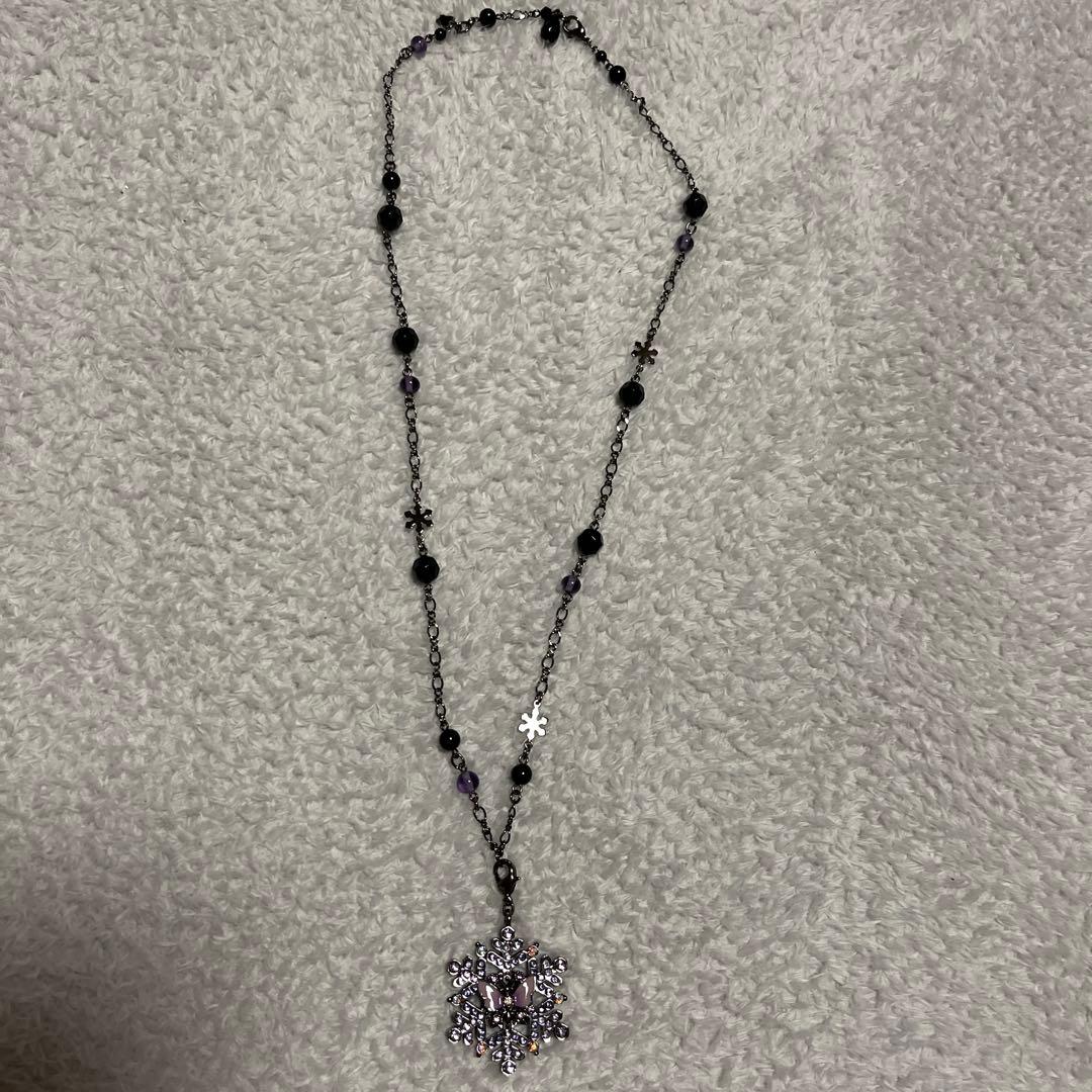 アナスイ 雪の結晶デザイン ネックレス - メルカリ