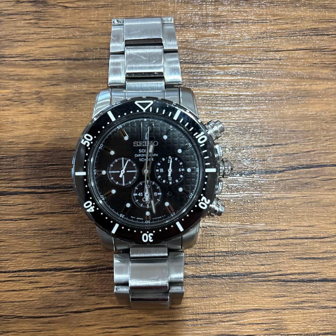 w*n様 SEIKO ソーラークロノグラフ 箱無し　取説付 SEIKO SELECTION メンズソーラーウォッチ クロノグラフ SEIKO/セイコー
