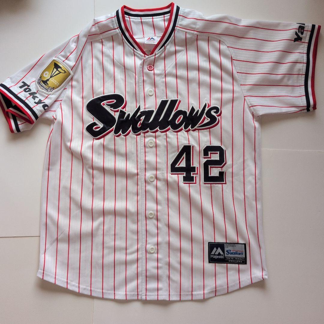 坂口智隆 ユニフォーム 優勝ワッペン付き Mサイズ 東京ヤクルト