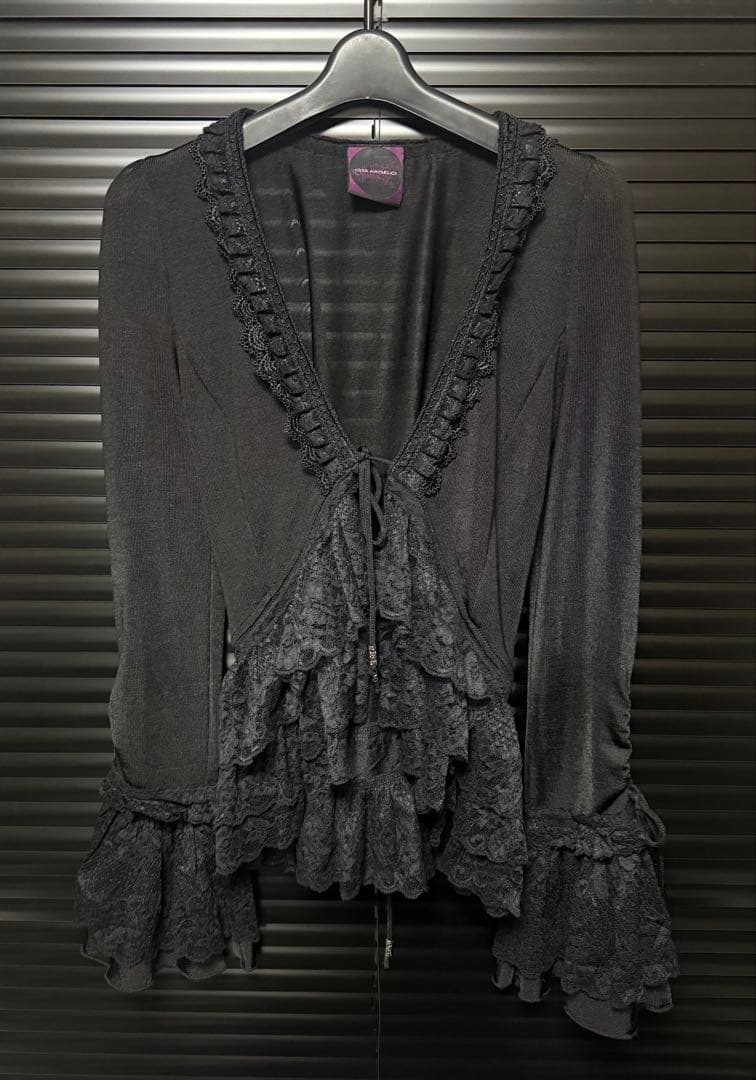 OZZ ANGELO レース付きニットボレロ オッズオン オッズアンジェロ b53351_1.jpg
